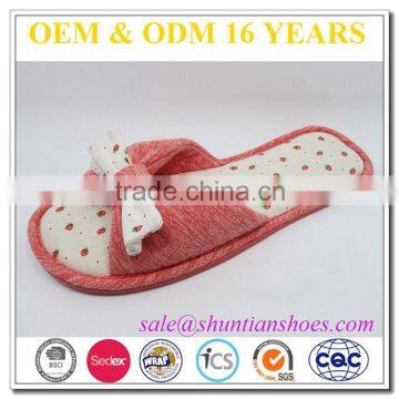 2016 fashion ladies flat slipper from shuntian