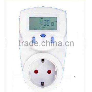 Programmable electronic timer switch with multi-function