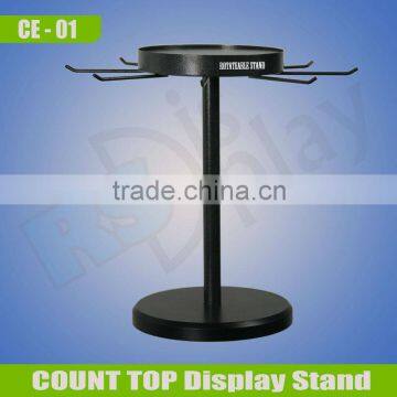 Counter top spinner rotating display stand