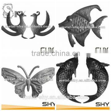 hot wrought iron stampings ornaments