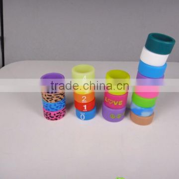 Multifunctional custom silicone finger rings