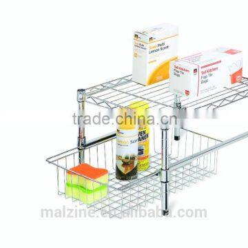 Shelf with Under Cabinet Organizer