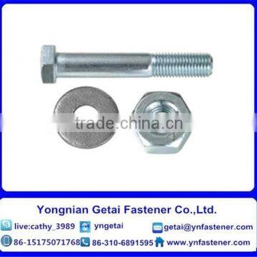 Zinc Plated Hex Bolts With Nut And Washer photo-4