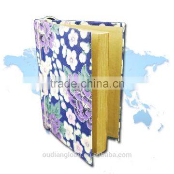 OEM Punching Binding Embroidered Cloth Cover Notebook Arts and Crafts photo-5