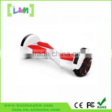 Factory direct sell two wheel balance scooter 8 inch with china main current Li-battery