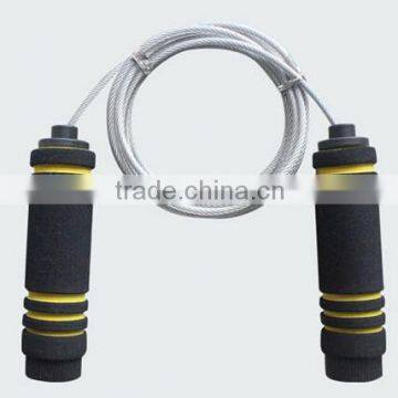 2016 New Product Sliming Weighted Fitness Steel Wire Gym Jumping Rope Skipping Rope photo-6