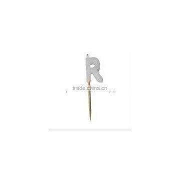 Wholesale letter R shaped candle, Candle A B C D E F G ...Y , 26 letter candle Kids Birthday Partyware