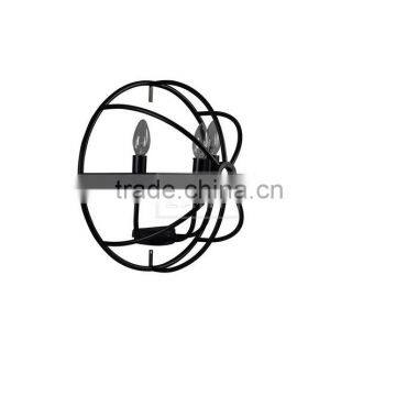 Artistic Aged Steel Wall Mount Art Deco Wall Light Chic Iron Wall Sconce