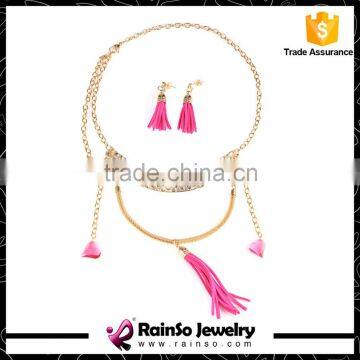 2015 Trendy Necklaces Pendants Link Chain Collar Long Plated Tassel Statement Bling & Fashion Necklace Women Jewelry