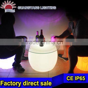LED coffee shop table