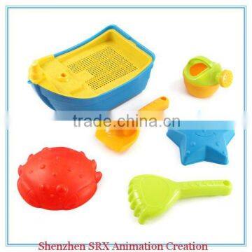 wholesale custom children bucket spade sieve rake play set beach toys summer toys,plastic wholesale beach sand toys