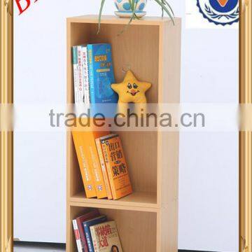 Melamine modular bookcase used in office