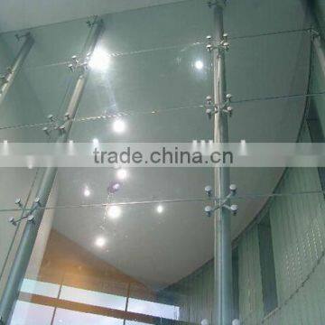 Aluminum Frameless Solar Glass Curtain Wall photo-2