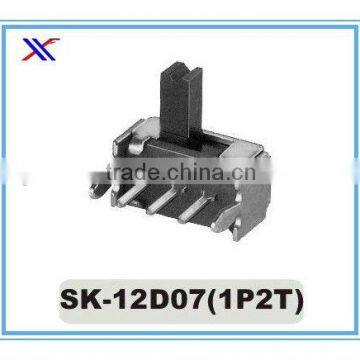 3 pin micro switches and slide switches Sk-12D07(1P2T)