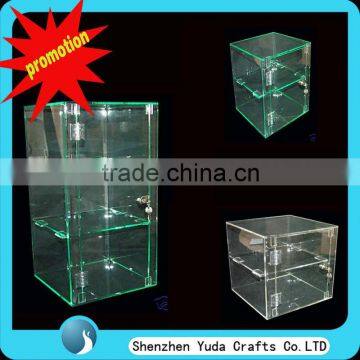 different size acrylic lockable display cabinet clear display cabinets two colors lockable display cabinet