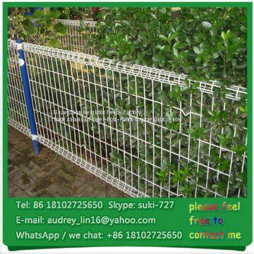 Welded wire mesh double loop wire decorative garden fencing for UK