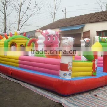 Newly-Designed Giant Inflatable Castle with Slide