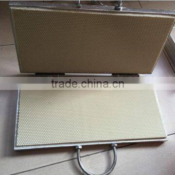 manual Notebook beeswax foundation embossing machine with aluminum alloy