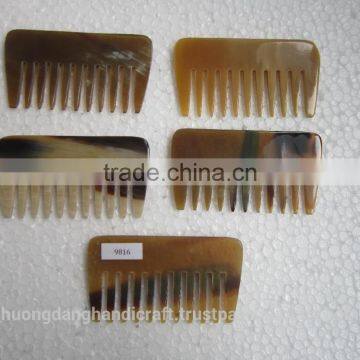 Hair comb new product, high quality buffalo horn combs from Vietnam