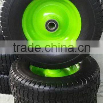 Wheelbarrow PU foam wheel 3.50-8 none flat wheel