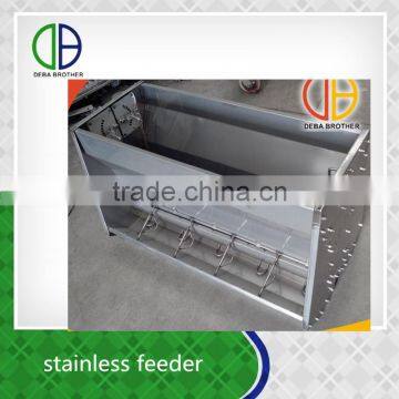 Singal side stainless steel hog stainless steel feeder pig stall feeder