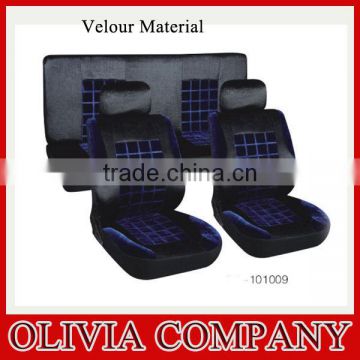 Universal velour car seat cover