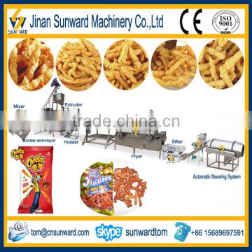 Fried Kurkure Snack Food Processing Line Machinery