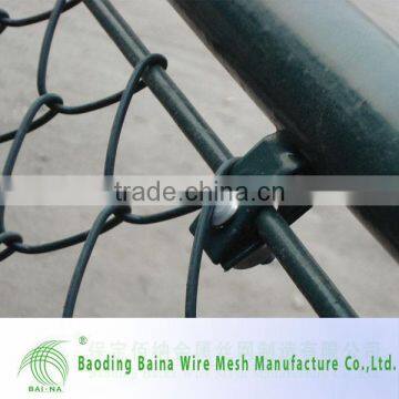 Lowest price hot sale chain link fence/diamond wire mesh(Galvanized/PVC coated)