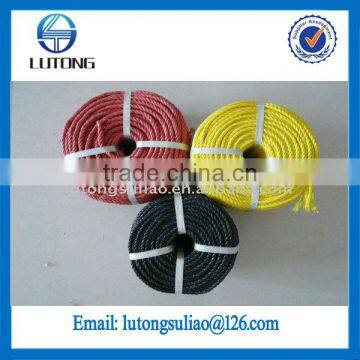 PP splitfilm twist rope,3 strand twist rope