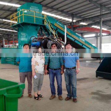 Carton Baler/ Automatic Carton Baling Press Machine/ Horizontal Carton Baler photo-5