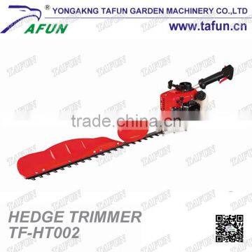 Professional fuel and gas powered hedge trimmer 22.5cc with single blade