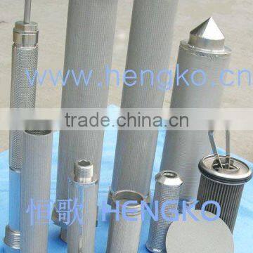 Sintered Stainless Steel Multilayer Wire Mesh Welding Gas Filter Cartridge photo-6