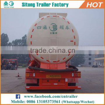 Tri-axle v Type 60 Tons Dry Bulk Transport Semi Trailer Cement Carrier Used Tanker Trailer photo-6