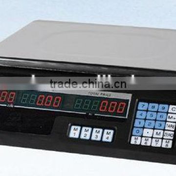 waterproof 30kg digital electronic pricing fish scale