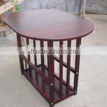 Magazine Coffee Table /w Drop leaf