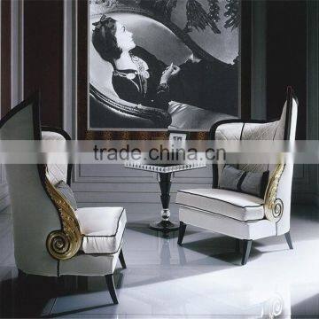 Baroque Style Amazing Black Pearl Decorated Magazine Rack and Side Table Set photo-3