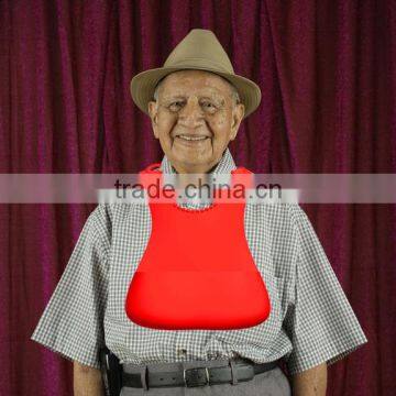 Adult Patient Silicone Bib Apron Vomit Puke Holder Easy Clean Soft Food Grade photo-2
