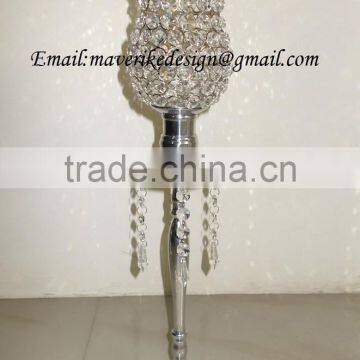 crystal candle holder small Hurrican wedding table centerpiece