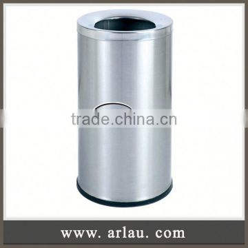 Arlau Outdoor Recycling Garbage Bin Waste Bin,Round Hotel Garbage Bin,Trash Can For Sale