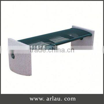 Arlau Cast Iron Garden Bench Ends In Patio Benches,Metal Outdoor Benches,Black Wrought Iron Outdoor Bench photo-2