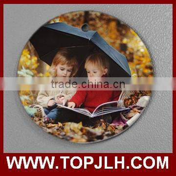 Custom Print Ceramic Sublimation Blanks Pendant Heat Press Pendant photo-3