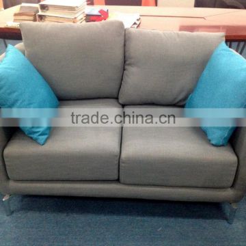 2 seat fabric model sofa with top quality