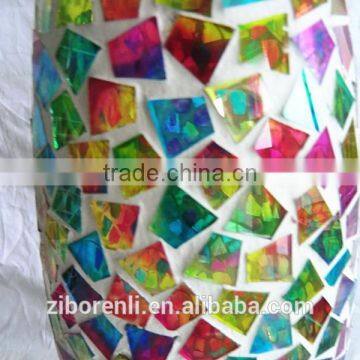 Table Decor Beautiful Mosaic Anniversary Glass Vase