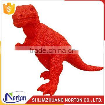 Red handcraft resin dinosaur sculpture used for decoration NTRS-124LI