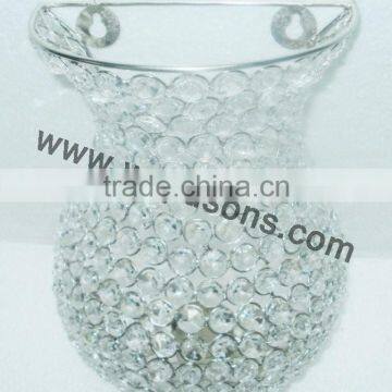 Crystal Beaded Votive/Decorative Tea Light Votive/Round Shape Tea Light Votives photo-4