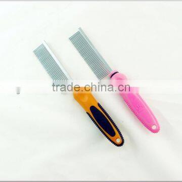 plastic handle pet comb