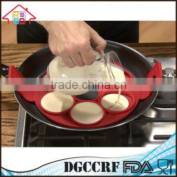 NBRSC Silicone Nonstick Mini Pancake Maker Egg Ring Mold As Seen on TV photo-3