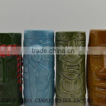 Custom Ceramic tiki mugs wholesale