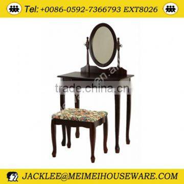 Wooden White Console Table With Mirror photo-2
