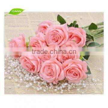 FLS02 GNW artificial flower rose bud wholesale for wedding decoration centerpiece decorative flower